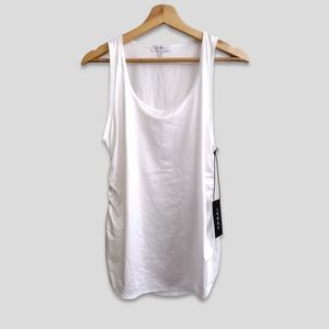 NEW KORAL Matesse Maternity White Tank Top Size XS